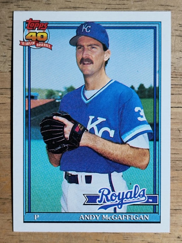 1991 Topps #671 Andy McGaffigan