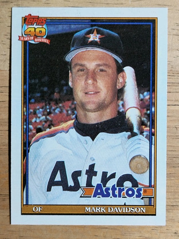 1991 Topps #678 Mark Davidson