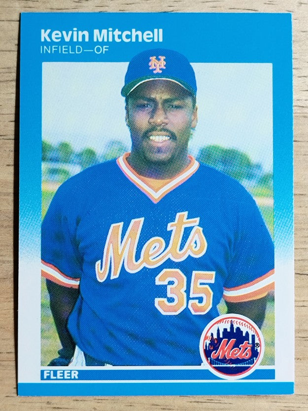 1987 Fleer #17 Kevin Mitchell RC