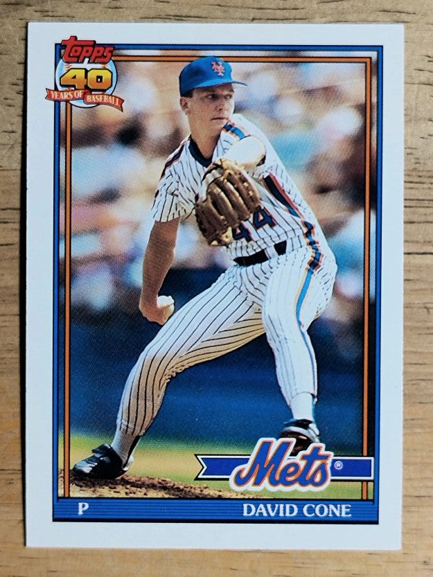 1991 Topps #680 David Cone