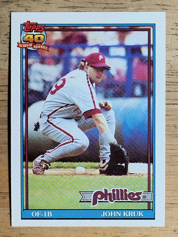 1991 Topps #689 John Kruk
