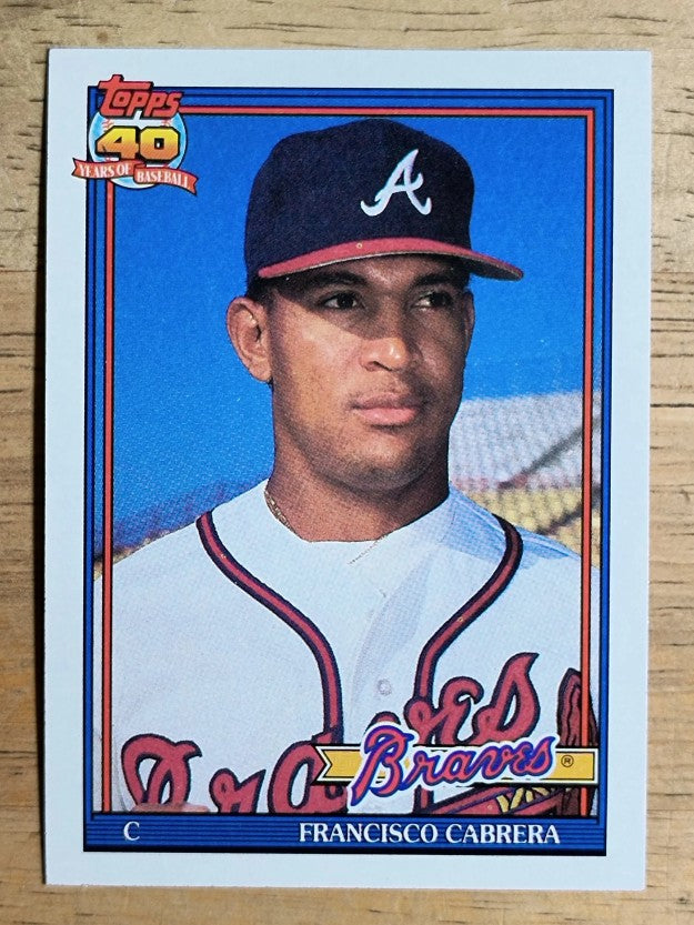 1991 Topps #693 Francisco Cabrera