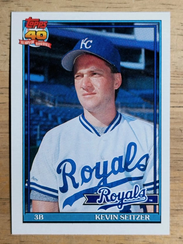 1991 Topps #695 Kevin Seitzer