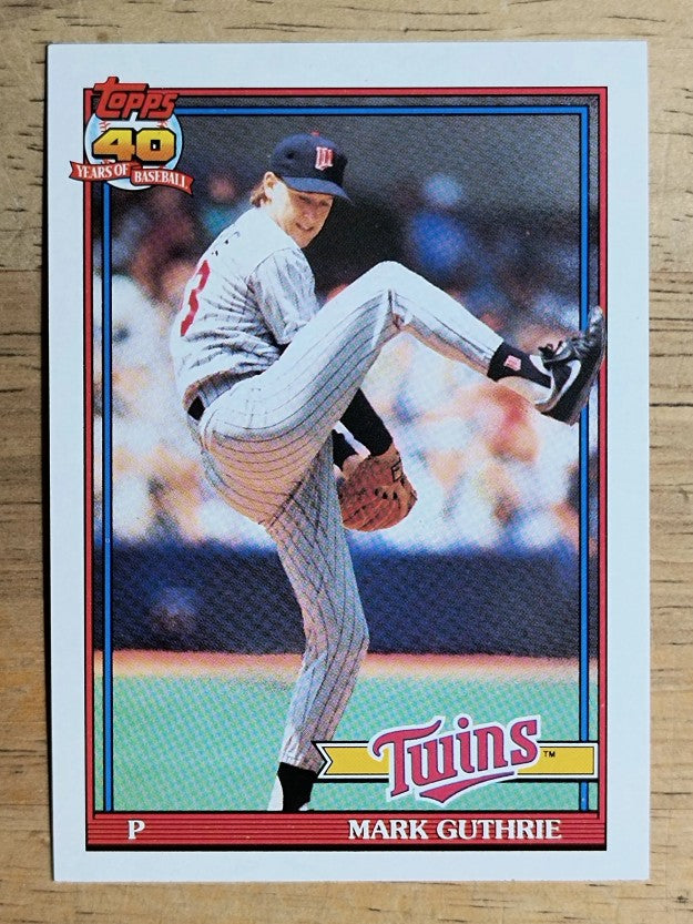 1991 Topps #698 Mark Guthrie