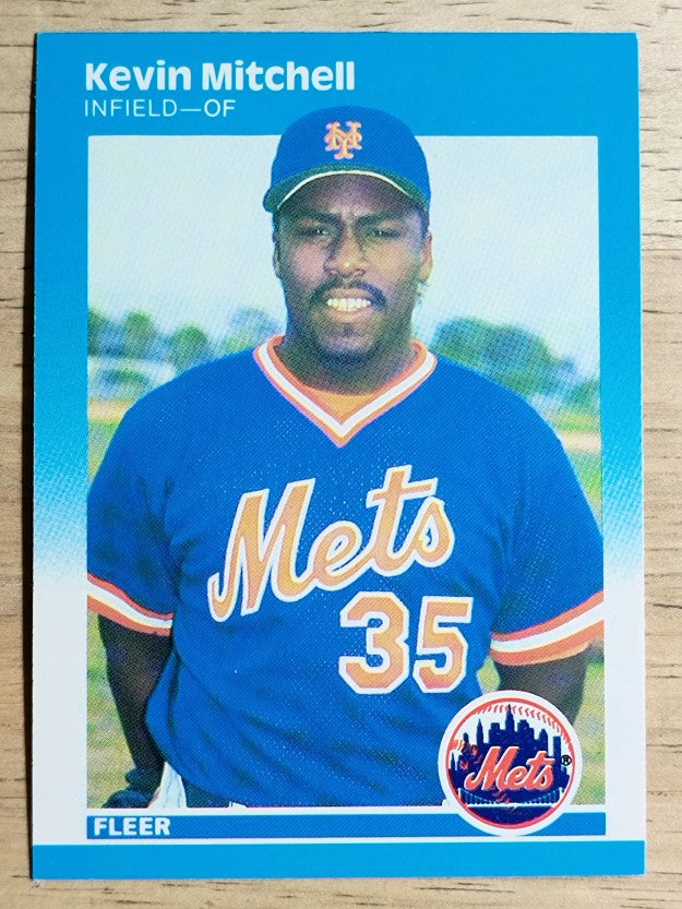 1987 Fleer #17 Kevin Mitchell RC