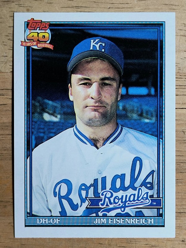 1991 Topps #707 Jim Eisenreich