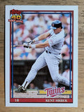 1991 Topps #710 Kent Hrbek
