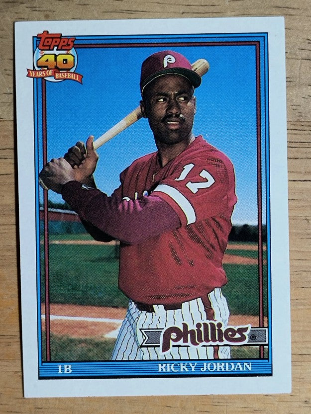 1991 Topps #712 Ricky Jordan