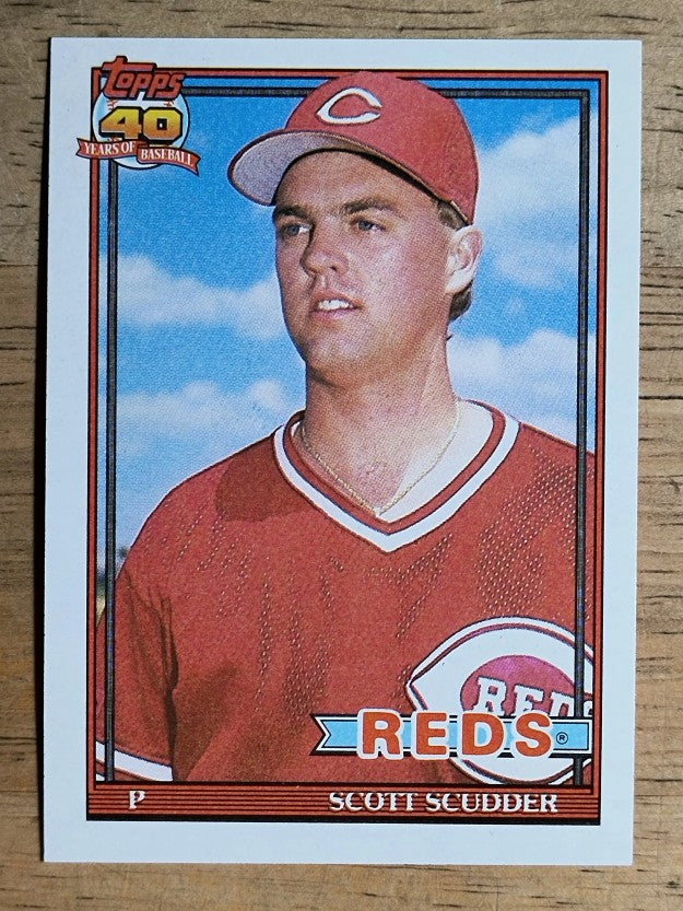 1991 Topps #713 Scott Scudder