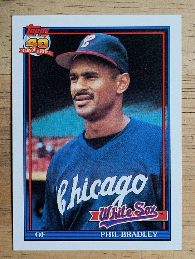 1991 Topps #717 Phil Bradley