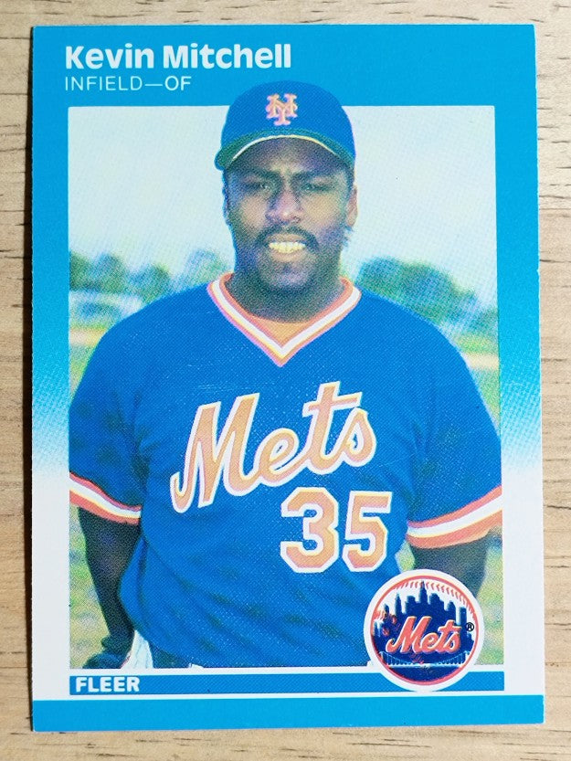 1987 Fleer #17 Kevin Mitchell RC