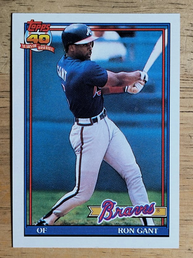 1991 Topps #725 Ron Gant