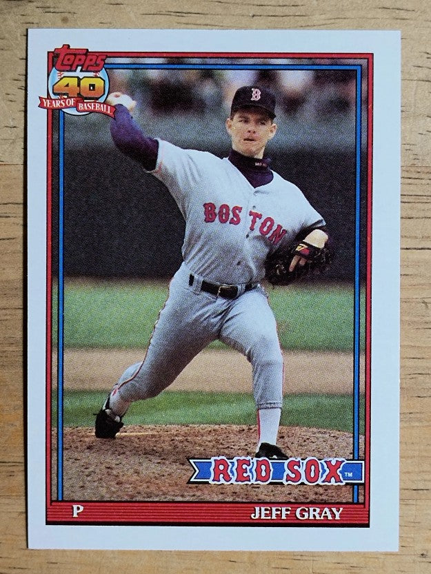 1991 Topps #731 Jeff Gray RC