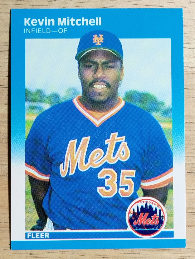 1987 Fleer #17 Kevin Mitchell RC