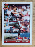1991 Topps #755 Mark Langston