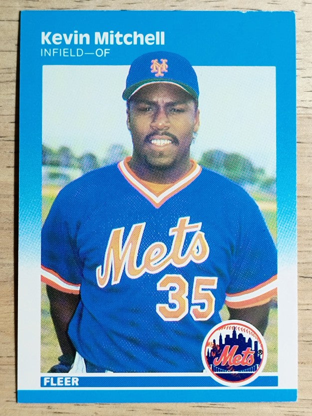 1987 Fleer #17 Kevin Mitchell RC