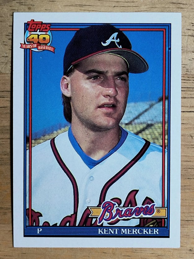 1991 Topps #772 Kent Mercker