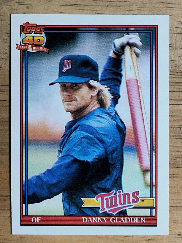 1991 Topps #778 Dan Gladden
