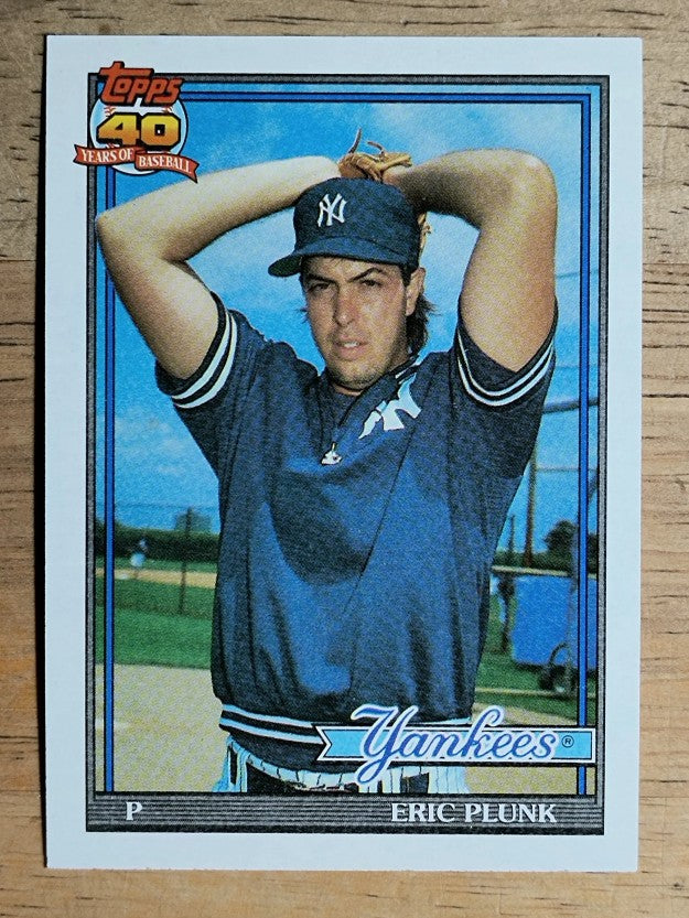 1991 Topps #786 Eric Plunk