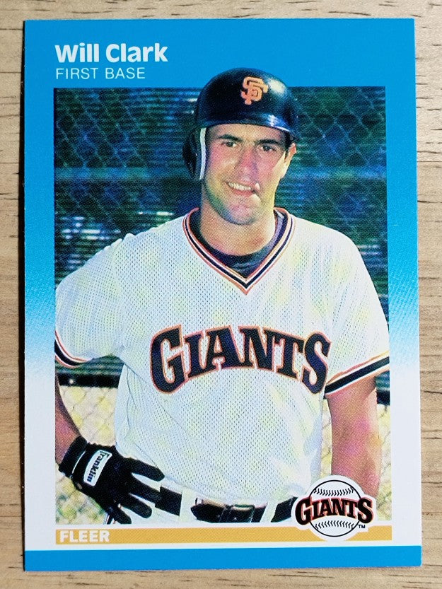 1987 Fleer #269 Will Clark RC