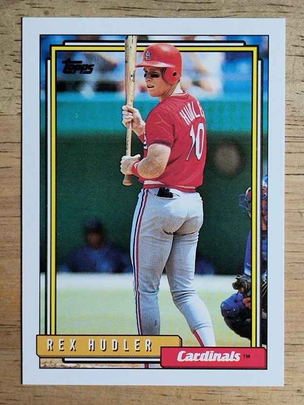 1992 Topps #47 Rex Hudler