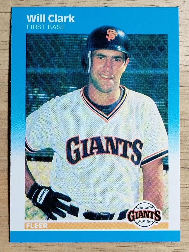 1987 Fleer #269 Will Clark RC