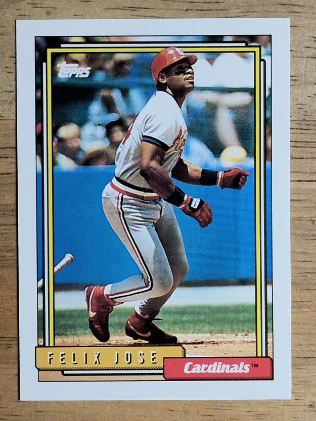 1992 Topps #105 Felix Jose