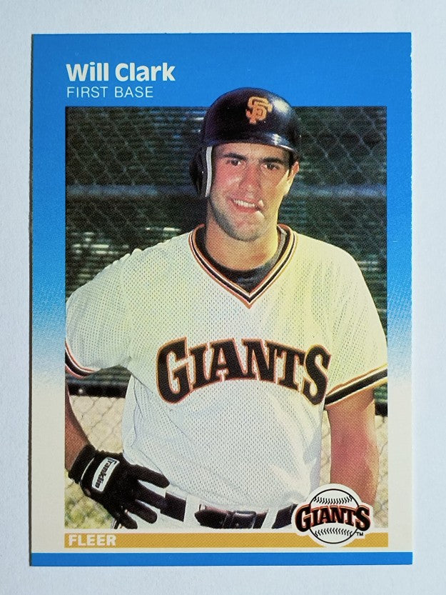 1987 Fleer #269 Will Clark RC