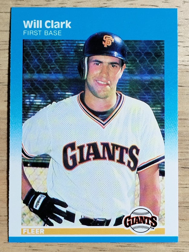 1987 Fleer #269 Will Clark RC