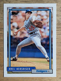 1992 Topps #175 Orel Hershiser
