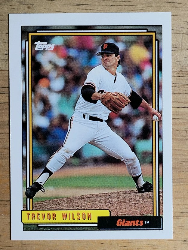 1992 Topps #204 Trevor Wilson