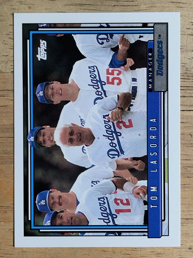 1992 Topps #261 Tom Lasorda MG