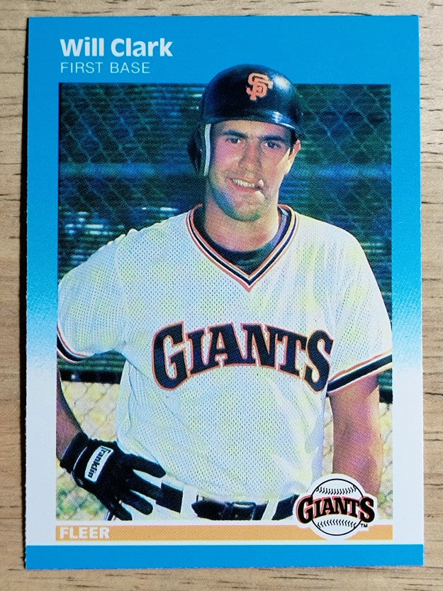 1987 Fleer #269 Will Clark RC
