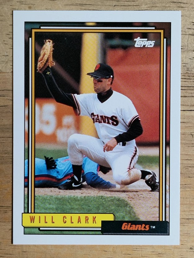 1992 Topps #330 Will Clark