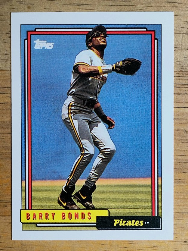 1992 Topps #380 Barry Bonds