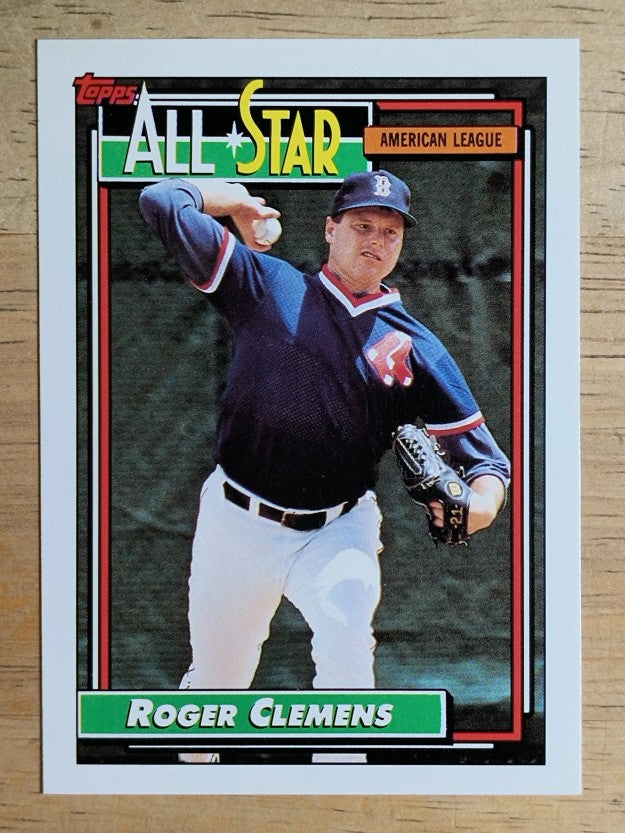 1992 Topps #405 Roger Clemens AS