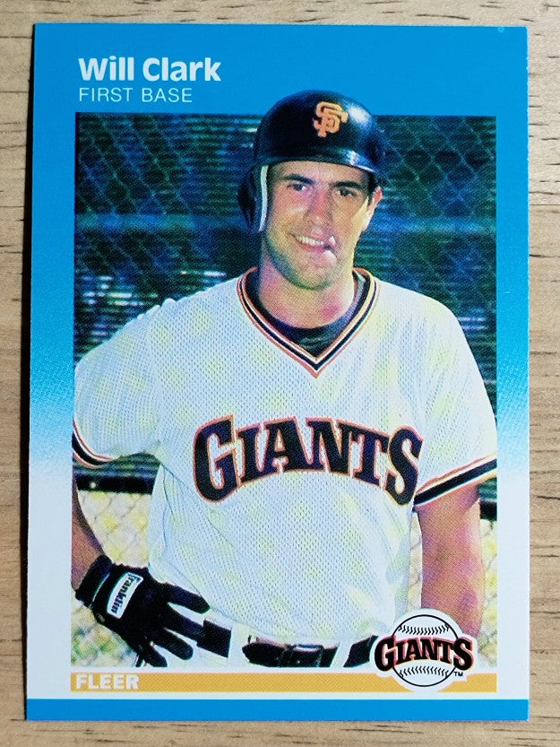 1987 Fleer #269 Will Clark RC