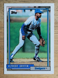 1992 Topps #418 Alfredo Griffin