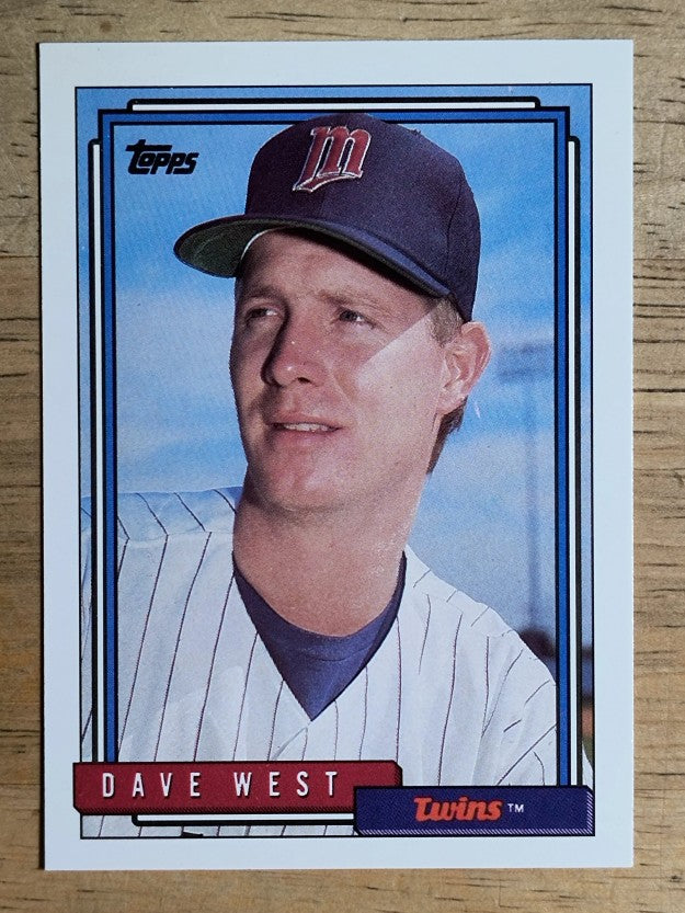 1992 Topps #442 Dave West