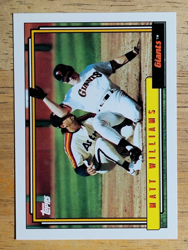 1992 Topps #445 Matt Williams