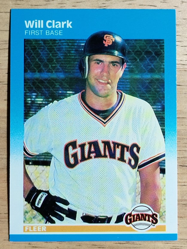 1987 Fleer #269 Will Clark RC