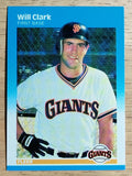 1987 Fleer #269 Will Clark RC