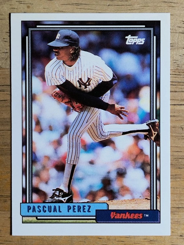 1992 Topps #503 Pascual Perez