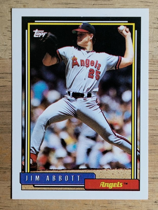 1992 Topps #530 Jim Abbott