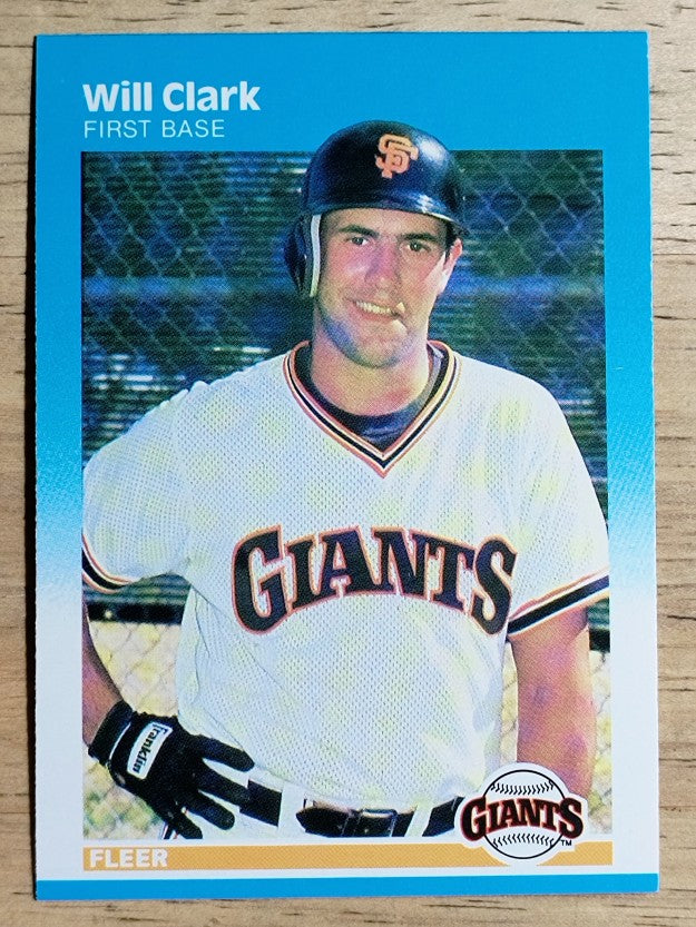 1987 Fleer #269 Will Clark RC