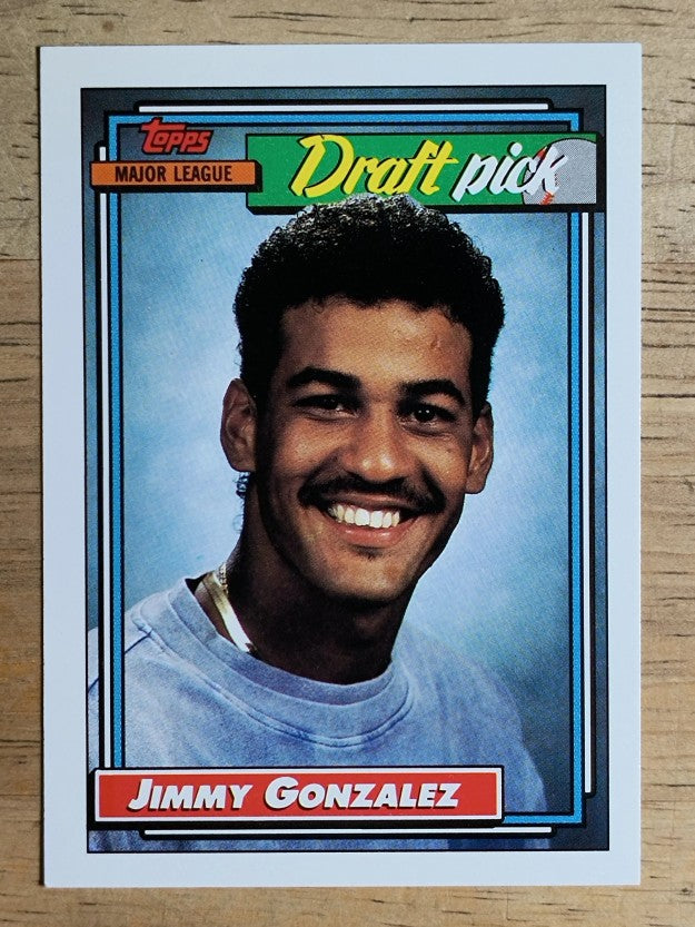 1992 Topps #564 Jimmy Gonzalez RC