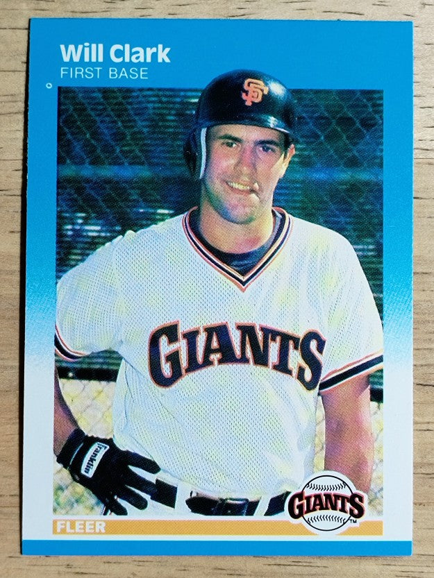 1987 Fleer #269 Will Clark RC