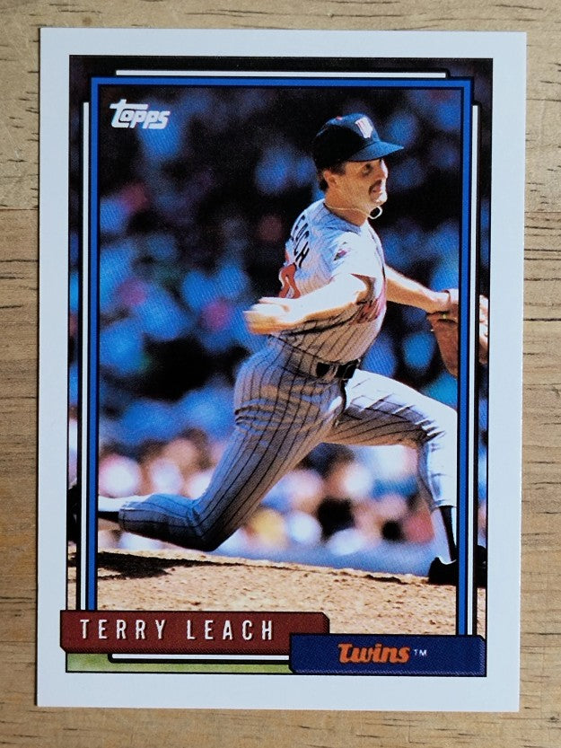 1992 Topps #644 Terry Leach