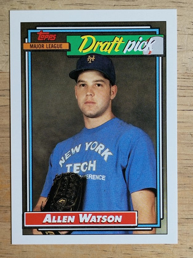 1992 Topps #654 Allen Watson RC