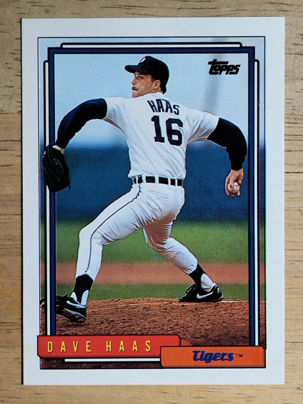 1992 Topps #665 Dave Haas